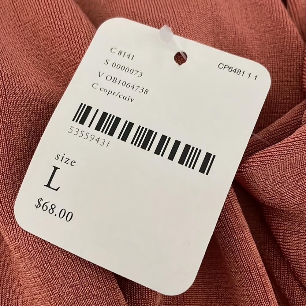 NWT FREE PEOPLE Turnt Bodysuit in Copper - Picture 13 of 13